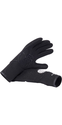 2024 Rip Curl Flashbomb 5/3mm 5 Finger Gloves WGLYDF - Black